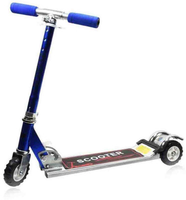 

Dhawani Heavy Metallic Big Sized Height Adjustable Scooter for Kids(Blue)