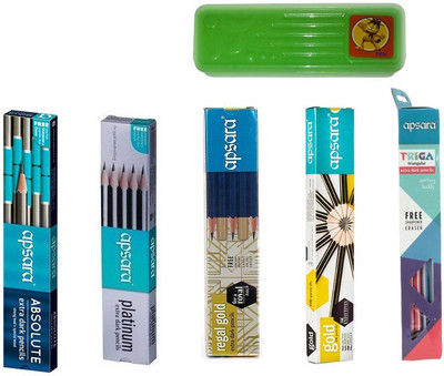 

Apsara Combo Pack of Absolute Pencil(Set of 5, Multicolor)