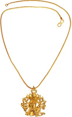 89% OFF on Rich & Famous Gold Toned Panchmukhi Hanuman Gold-plated ...