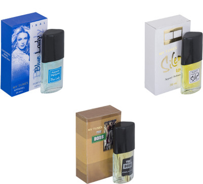 

My Tunes Combo Blue Lady-Silent Love-The Boss Eau de Toilette - 60 ml(For Men & Women)