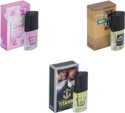 

My Tunes Combo Rose-The Boss-Titanic Eau de Toilette - 60 ml(For Men & Women)