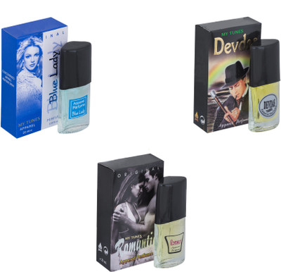 

My Tunes Combo Blue Lady-Devdas-Romantic Eau de Toilette - 60 ml(For Men & Women)