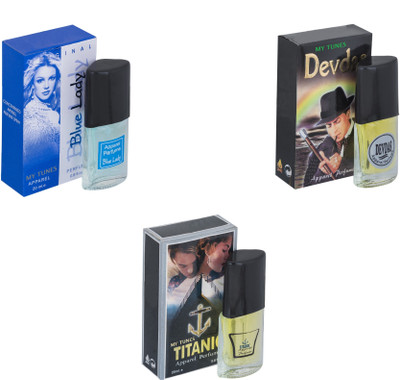 

My Tunes Combo Blue Lady-Devdas-Titanic Eau de Toilette - 60 ml(For Men & Women)