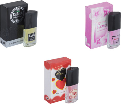 

My Tunes Combo Kabra Black-Rose-Younge Heart Red Eau de Toilette - 60 ml(For Men & Women)