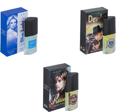 

My Tunes Combo Blue Lady-Devdas-Killer Eau de Toilette - 60 ml(For Men & Women)
