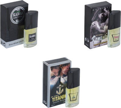 

My Tunes Combo Kabra Black-Romantic-Titanic Eau de Toilette - 60 ml(For Men & Women)
