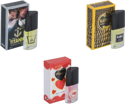 

My Tunes Combo Kabra Yellow-Titanic-Younge Heart Red Eau de Toilette - 60 ml(For Men & Women)