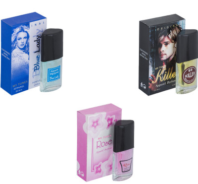 

My Tunes Combo Blue Lady-Killer-Rose Eau de Toilette - 60 ml(For Men & Women)