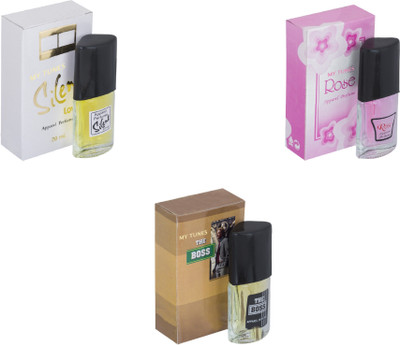 

My Tunes Combo Silent Love-Rose-The Boss Eau de Toilette - 60 ml(For Men & Women)