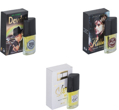 My Tunes Combo Devdas-Killer-Silent Love Eau de Toilette - 60 ml(For Men & Women)