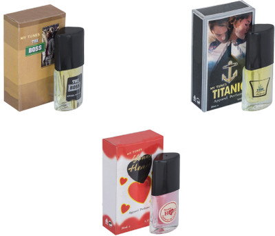 

My Tunes Combo The Boss-Titanic-Younge Heart Red Eau de Toilette - 60 ml(For Men & Women)