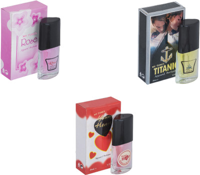 

My Tunes Combo Rose-Titanic-Younge Heart Red Eau de Toilette - 60 ml(For Men & Women)