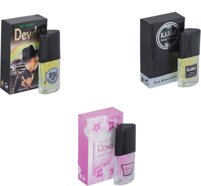 

My Tunes Combo Devdas-Kabra Black-Rose Eau de Toilette - 60 ml(For Men & Women)