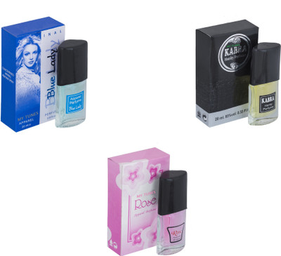 

My Tunes Combo Blue Lady-Kabra Black-Rose Eau de Toilette - 60 ml(For Men & Women)