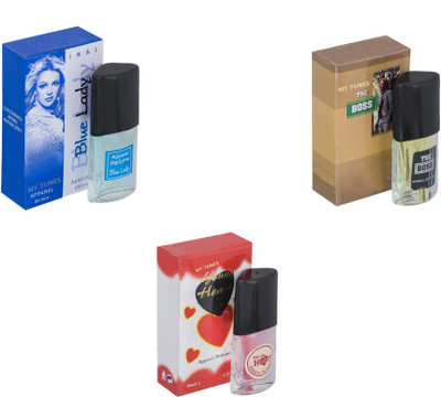 

My Tunes Combo Blue Lady-The Boss-Younge Heart Red Eau de Toilette - 60 ml(For Men & Women)
