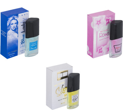 

My Tunes Combo Blue Lady-Rose-Silent love Eau de Toilette - 60 ml(For Men & Women)