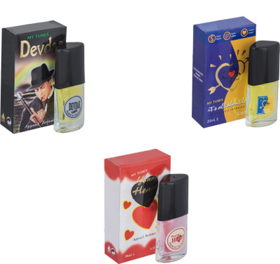 My Tunes Combo Devdas-ILU-Younge Heart Red Eau de Toilette - 60 ml(For Men & Women)