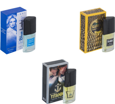 

My Tunes Combo Blue Lady-Kabra Yellow-Titanic Eau de Toilette - 60 ml(For Men & Women)