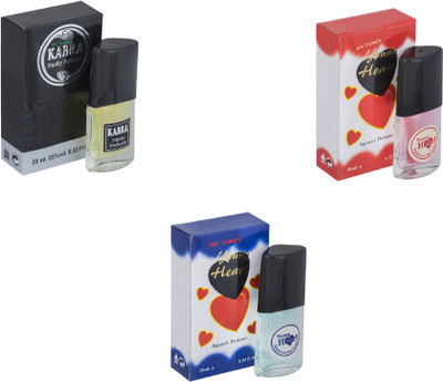 

My Tunes Combo Kabra Black-Younge Heart Red-Younge Heart Blue Eau de Toilette - 60 ml(For Men & Women)