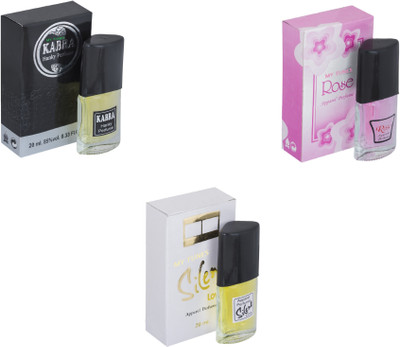 

My Tunes Combo Kabra Black-Rose-Silent love Eau de Toilette - 60 ml(For Men & Women)