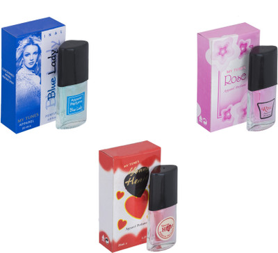 

My Tunes Combo Blue Lady-Rose-Younge Heart Red Eau de Toilette - 60 ml(For Men & Women)