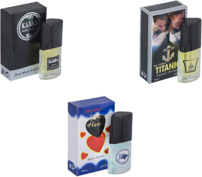 

My Tunes Combo Kabra Black-Titanic-Younge Heart Blue Eau de Toilette - 60 ml(For Men & Women)