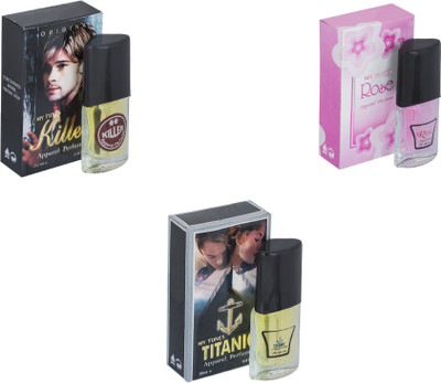 

My Tunes Combo Kiier-Rose-Titanic Eau de Toilette - 60 ml(For Men & Women)