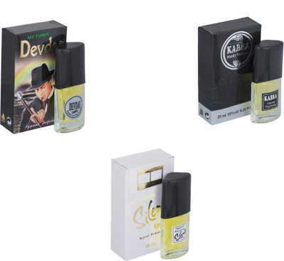 

My Tunes Combo Devdas-Kabra Black-Silent love Eau de Toilette - 60 ml(For Men & Women)