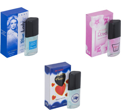 

My Tunes Combo Blue Lady-Rose-Younge Heart Blue Eau de Toilette - 60 ml(For Men & Women)