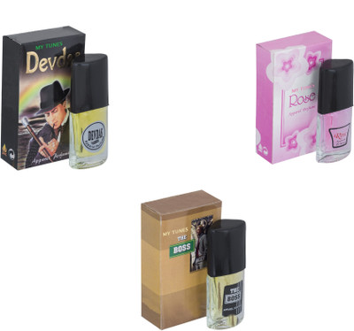 

My Tunes Combo Devdas-Rose-The boss Eau de Toilette - 60 ml(For Men & Women)