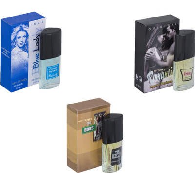 

My Tunes Combo Blue Lady-Romantic-The Boss Eau de Toilette - 60 ml(For Men & Women)