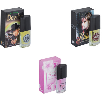 

My Tunes Combo Devdas-Killer-Rose Eau de Toilette - 60 ml(For Men & Women)