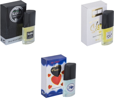 

My Tunes Combo Kabra Black-Silent love-Younge Heart Blue Eau de Toilette - 60 ml(For Men & Women)
