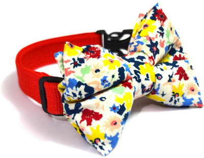

That Dog In Tuxedo Flower Bloom Dog Everyday Collar(, Red