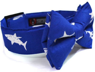 

That Dog In Tuxedo The Shark Tail Dog Everyday Collar(, Blue