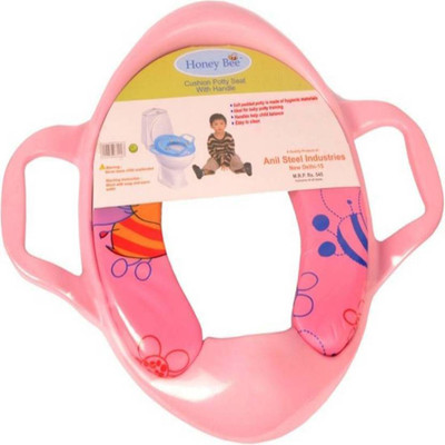 

Honey bee Cushioned seat with Handle Potty Seat (Pink) Potty Seat(Pink)