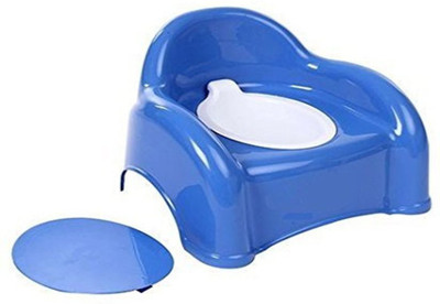 

Honey bee 2 in 1 Baby Potty Seat Cum Chair,Potty Seat (Blue) Potty Box(Blue)