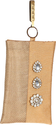 

Mahadev Exports Diamond Hooked Mobile Pouch Gold 4 Mobile Pouch(Gold)