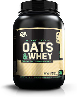 

Optimum Nutrition NATURALLY FLAVORED OATS & WHEY Whey Protein(1.36 kg, Vanilla Bean)