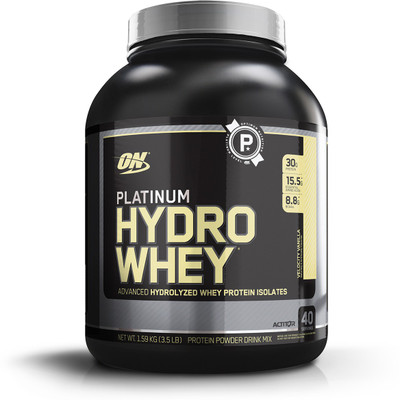Optimum Nutrition Platinum Hydro Whey Protein(1.59 kg, Velocity Vanilla)