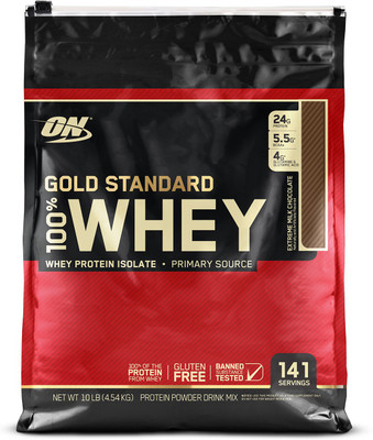

Optimum Nutrition Gold Standard 100% Whey Protein(4.54 kg, Extreme Milk Chocolate)