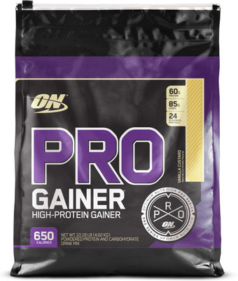 

Optimum Nutrition Pro Weight Gainers/Mass Gainers(4.62 kg, Vanilla Custard)