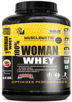 

Musclematic Woman Whey Whey Protein(2 kg, strawberry)