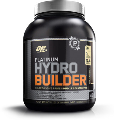 

Optimum Nutrition Platinum Hydro Builder Whey Protein(2.08 kg, Chocolate Shake)
