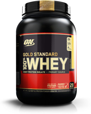 

Optimum Nutrition Gold Standard 100% Whey Protein(907 g, Banana Cream)