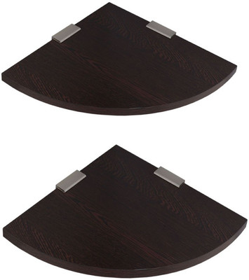 

Captiver Corner (10) IN MDF Wall Shelf(Number of Shelves - 2, Black)