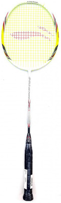 

Li-Ning G-Tek 88 Power White, Yellow Strung Badminton Racquet(G2 - 3.75 Inches, 89 g)