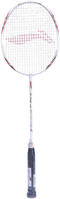 

Li-Ning G-Tek 58 White Strung Badminton Racquet(G2 - 3.75 Inches, 89 g)