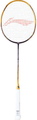 

Li-Ning Ultra Carbon UC 6000 Orange Unstrung Badminton Racquet(G2 - 3.75 Inches, 89 g)
