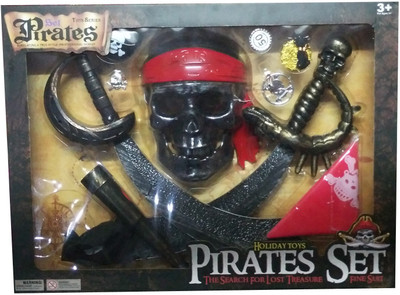 

HALO NATION Pirates Play Set - Fancy Dress Kids Cosplay - Swords , Mask and accessories
